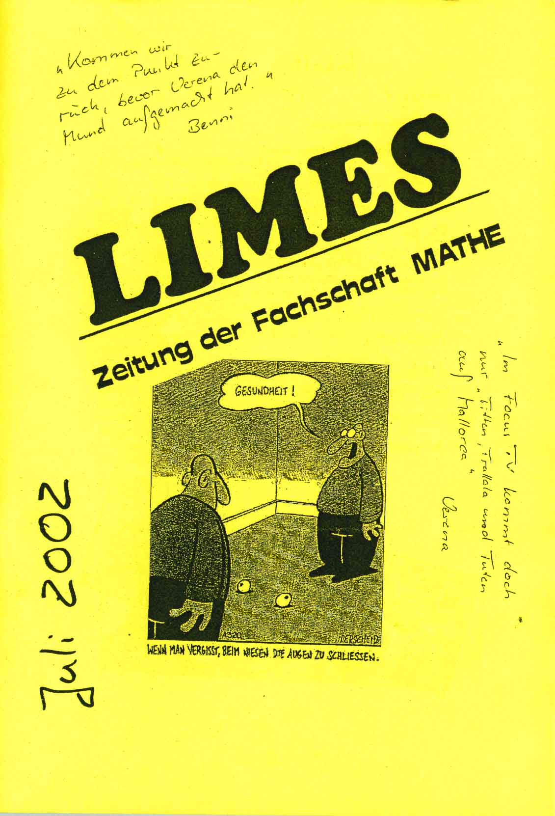 LIMES vom SS 2002