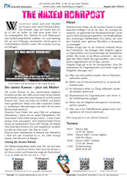 Rohrpost vom Juli 2025